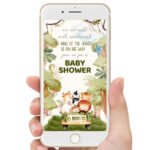 Safari Baby Shower Animated Video Invitation